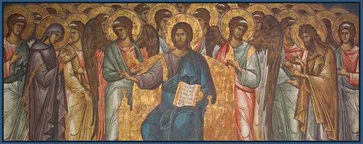 Jesus
              with Angels